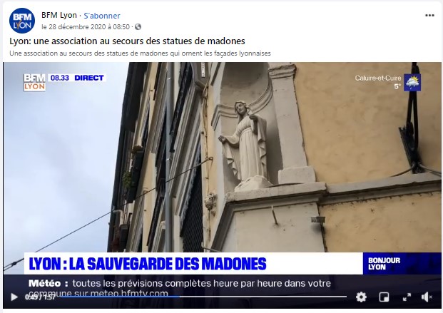 Regardez le reportage de BFM sur Les madones de Lyon