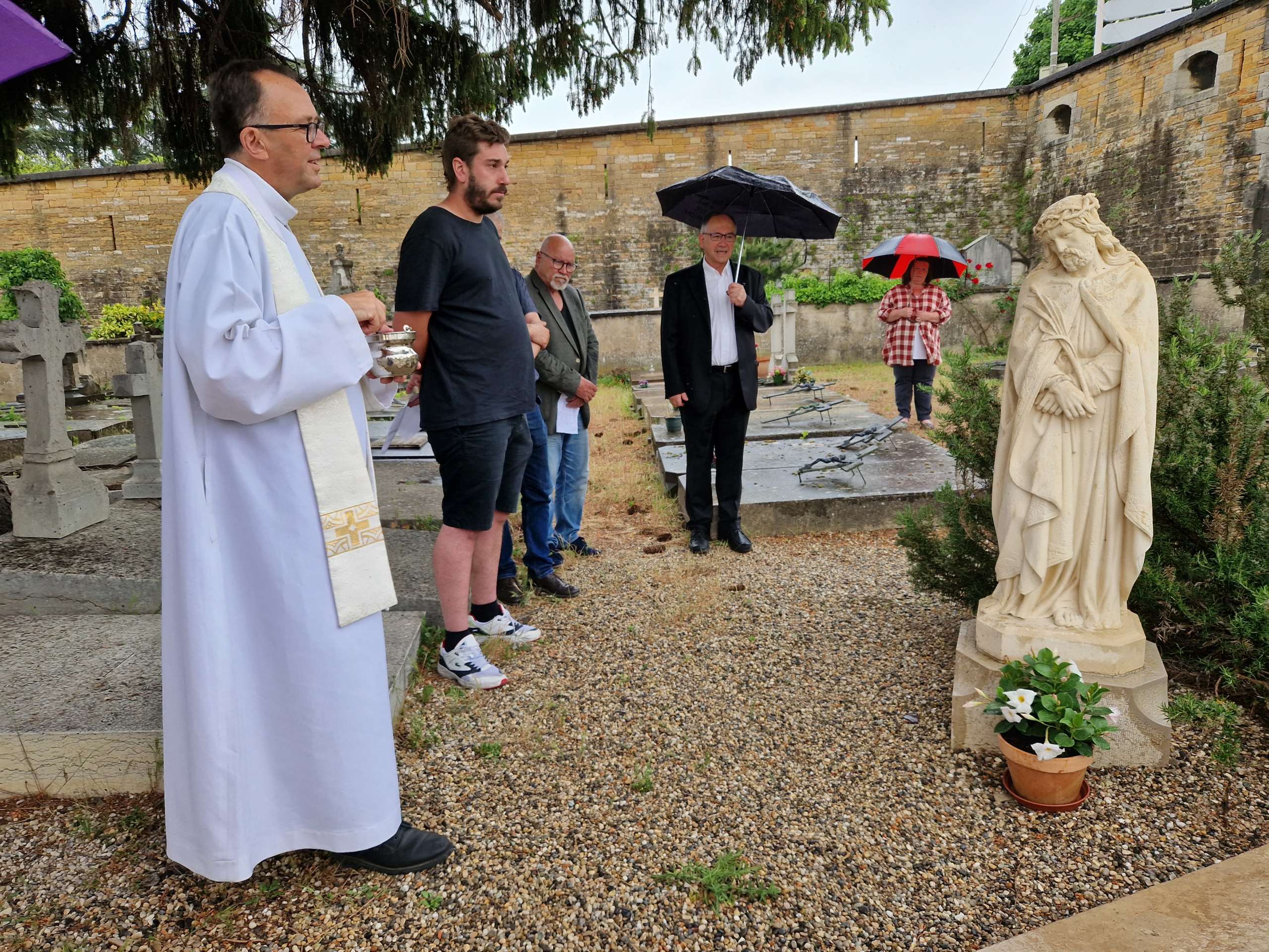 Bénédiction d’une nouvelle statue