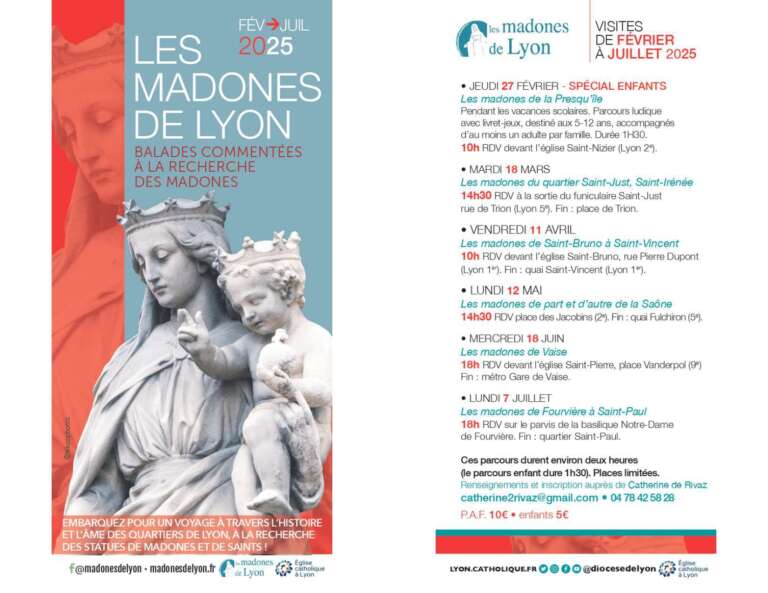 Lire la suite à propos de l’article Et voici le programme des visites guidées jusqu’à l’été 2025