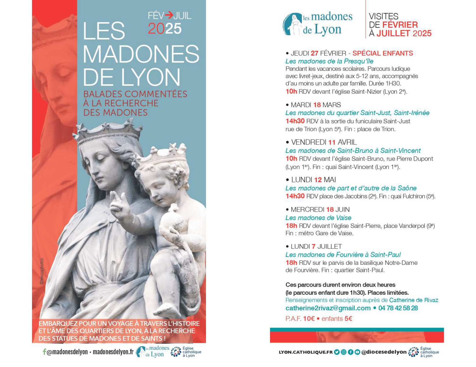 Lire la suite à propos de l’article Et voici le programme des visites guidées jusqu’à l’été 2025