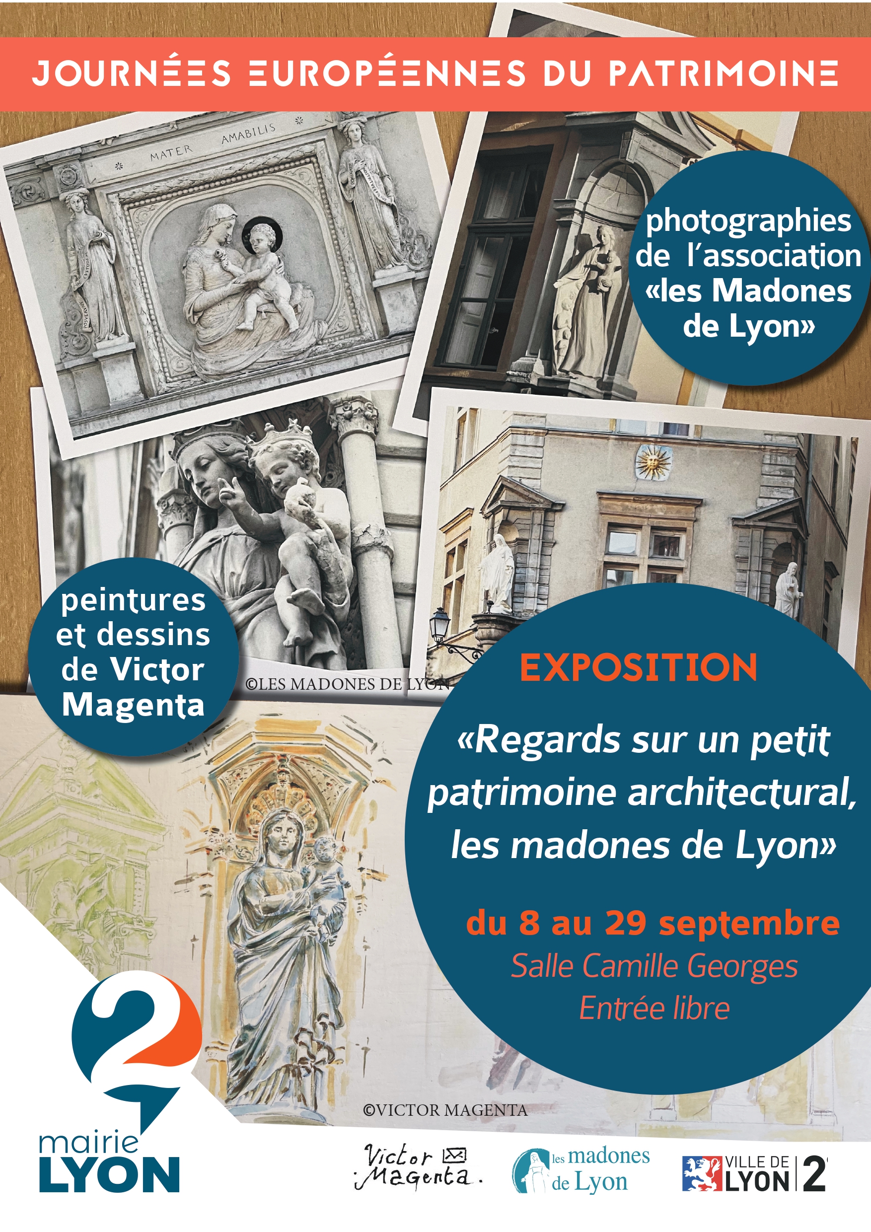 You are currently viewing EXPOSITION à la Mairie du 2ème arrondissement de Lyon