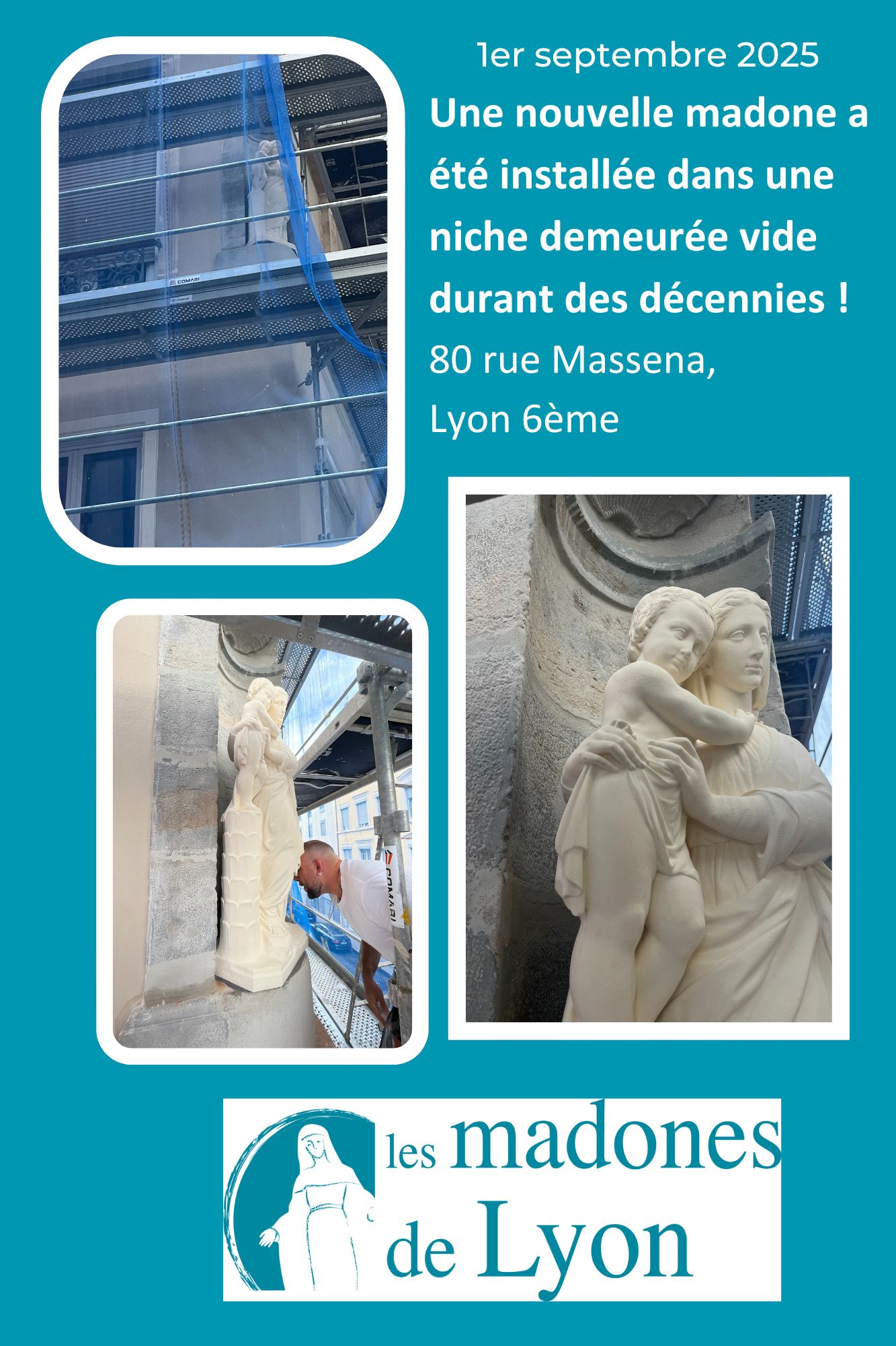 You are currently viewing Une nouvelle statue installée aux Brotteaux !